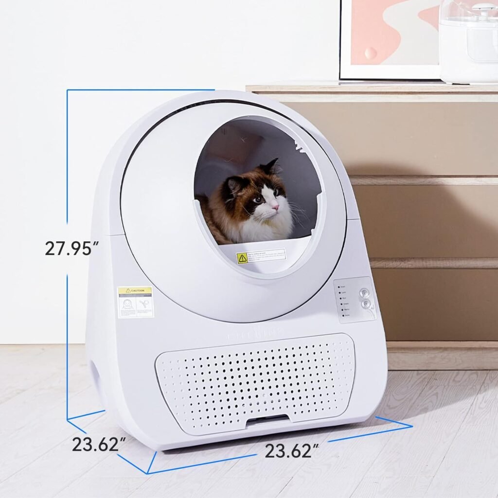 CATLINK Self Cleaning Cat Litter Box, Automatic , Double Odor Removal, Robot Litter Box for Cats from 3.5 to 22 pounds (Young Version)