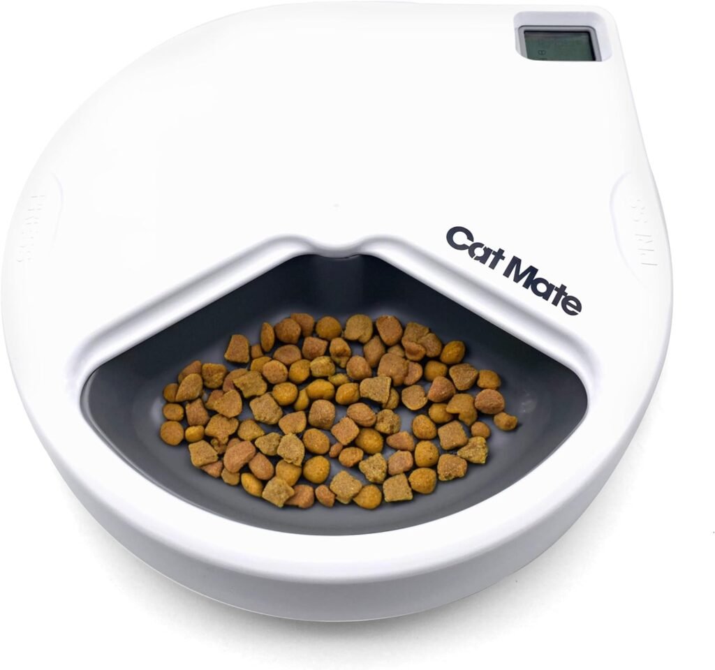 Cat Mate C300 Automatic Digital Pet Feeder for Dogs and Cats BPA and BHT Free with Ice Pack