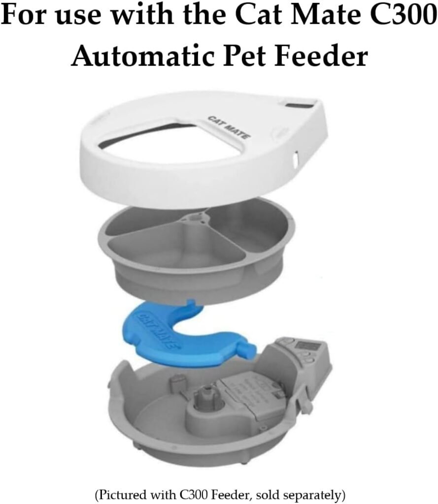 Cat Mate C500 - 5 Meal Digital Automatic Feeder with Ice Packs for Cats and Small Dogs