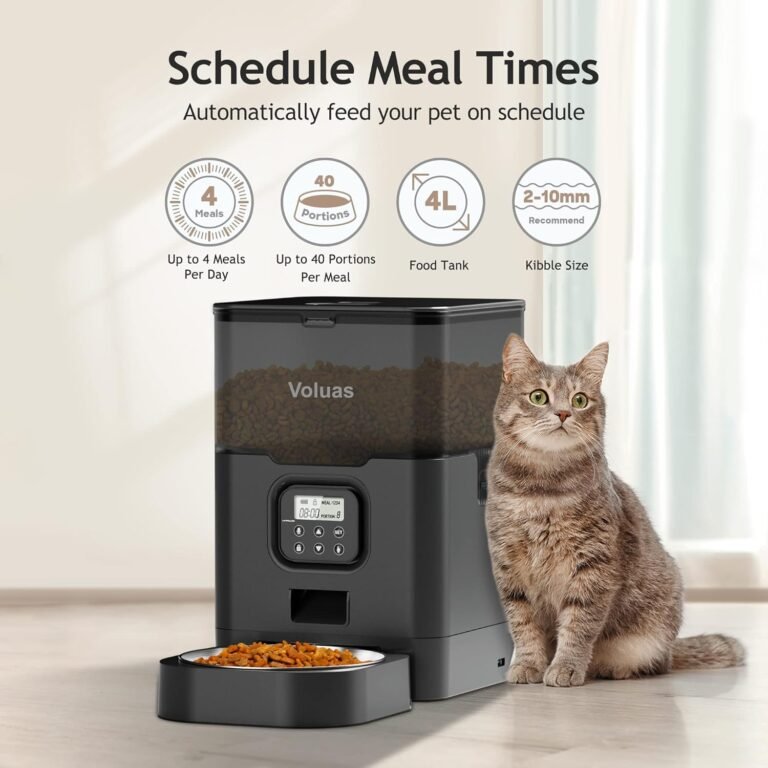 VOLUAS Cat Dry Food Dispenser Review